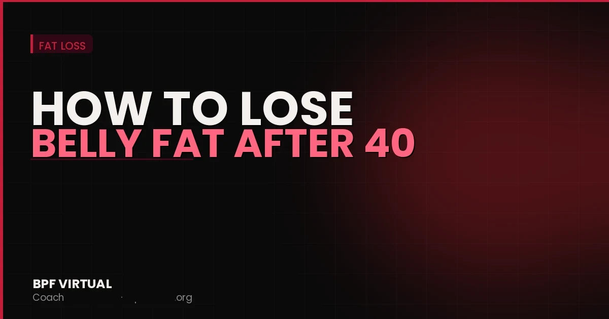 Why Belly Fat After 40 Is Different
