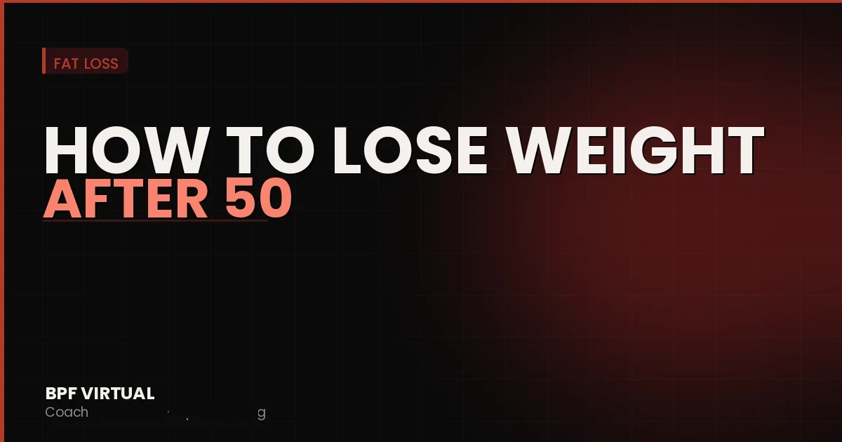 How to Lose Weight After 50 (Without Starving)