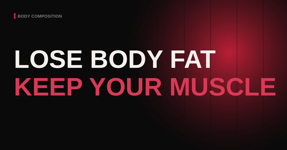 How to Lose Body Fat Without Losing Muscle Over 40