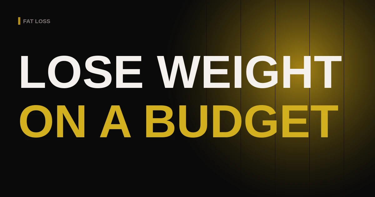 How to Lose Weight on a Budget Over 40