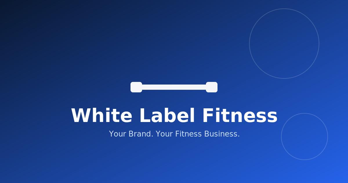 White Label Fitness